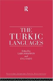 Cover of: The Turkic Languages by Lars Johanson