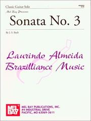 Cover of: Sonata No. 3 by Laurindo Almeida, Johann Sebastian Bach