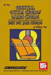 Cover of: Mel Bay Essential Guitar Chords/Barre Chords by William Bay, William Bay