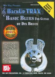 Cover of: Mel Bay Backup Trax: Basic Blues for Guitar Booklet/CD Set