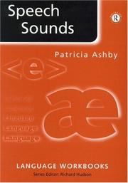 Speech sounds by Patricia Ashby