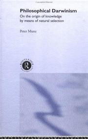 Cover of: Philosophical Darwinism | Peter Munz