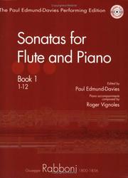 Sonatas for Flute and Piano, Book 1 by Roger Vignoles