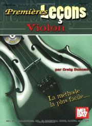 Cover of: First Lessons: Violin, French Edition (First Lessons)