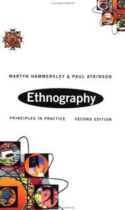 Cover of: Ethnography by Martyn Hammersley