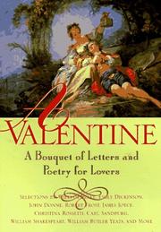 Cover of: A Valentine: A Bouquet of Poetry for Lovers