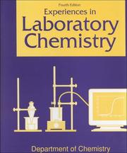 Cover of: Experiences in Laboratory Chemistry