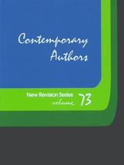 Cover of: Contemporary Authors New Revision, Vol. 73 by Daniel Jones