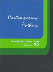Cover of: Contemporary Authors New Revision, Vol. 83