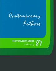 Cover of: Contemporary Authors New Revision, Vol. 87 by 