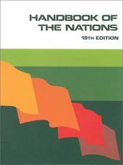 Cover of: Handbook of the Nations (Handbook of the Nations, 19th ed)