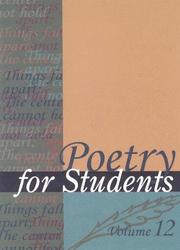 Cover of: Poetry for Students: Presenting Analysis, Context, Land Criticism on Commonly Studied Poetry (Poetry for Students)