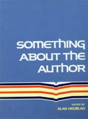 Something About the Author by Alan Hedblad