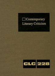 Cover of: Contemporary Literary Criticism by Jeffrey W. Hunter