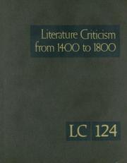 Cover of: Literature Criticism from 1400 to 1800