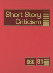 Cover of: Short Story Criticism: Criticism Of The Works of Short Story Writers (Short Story Criticism)