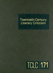 Cover of: Twentieth-Century Literary Criticism (Twentieth Century Literary Criticism)