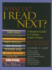 Cover of: What Do I Read Next? 2007 (What Do I Read Next) by Daniel S. Burt, Don D'Ammassa, Natalie Danford