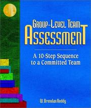 Cover of: Group Level Team Assessment Binder by Reddy
