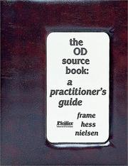 Cover of: OD Sourcebook LL Binder by Frame