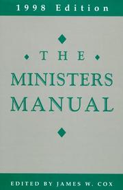 Cover of: The Ministers Manual 1998 (Minister's Manual)