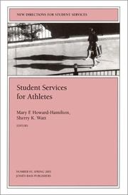 Cover of: Student Services for Athletes: New Directions for Student Services (J-B SS Single Issue Student Services)