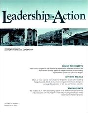 Cover of: Leadership in Action, No. 1, 2002