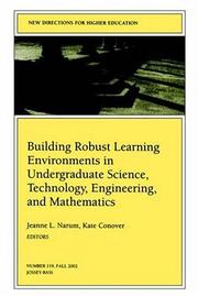 Building robust learning environments in undergraduate science, technology, engineering, and mathematics