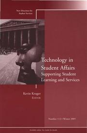 Cover of: Technology in Student Affairs by Kevin Kruger