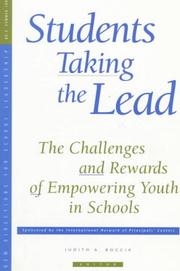 Cover of: Students Taking the Lead by Judith A. Boccia