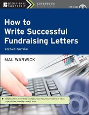 Cover of: How to Write Successful Fundraising Letters (The Mal Warwick Fundraising Series)