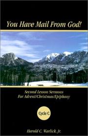 Cover of: You Have Mail from God: Second Lesson Sermons for Advent/Christmas/Epiphany Cycle C (Second Lesson Sermons, Cycle C)