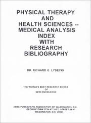 Physical Therapy & Health Sciences by Richard G. Lydecki