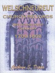 Welschneureut church records by Cathryn S. Dippo