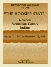 Cover of: The Hoosier State Newspapers, 1880-1881