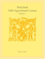 Cover of: Maryland 1860 Agricultural Census by Linda L. Green