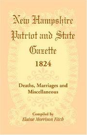 Cover of: New Hampshire Patriot and State Gazette 1824