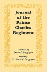 Cover of: Journal of the Prince Charles Regiment