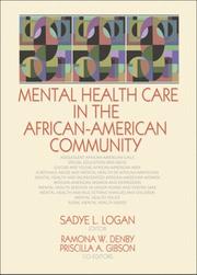 Cover of: Mental Health Care in the African-American Community