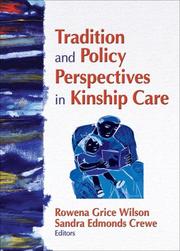 Cover of: Tradition and Policy Perspectives in Kinship Care by 