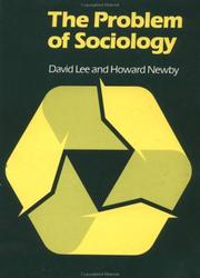 Cover of: The Problem of Sociology by David Lee