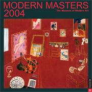 Cover of: Modern Masters Wall Calendar 2004