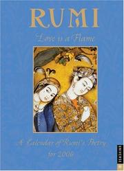 Cover of Rumi: Love is a Flame