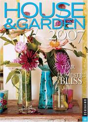 Cover of: House & Garden 2007 Engagement Calendar