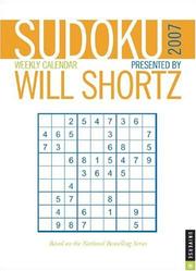 Cover of: Sudoku by Will Shortz 2007 Engagment Calendar