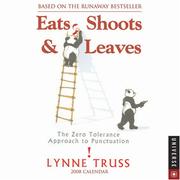 Cover of: Eats, Shoots & Leaves: 2008 Day-To-Day Calendar