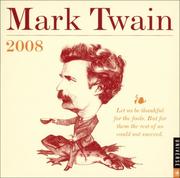 Cover of: Mark Twain: 2008 Quote-A-Day Calendar