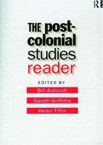 The post-colonial studies reader by edited by Bill Ashcroft, Gareth Griffiths, and Helen Tiffin.