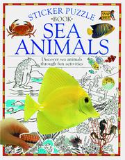 Cover of: Sticker Puzzle Book: Sea Animals