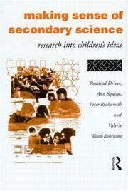 Cover of: Making Sense of Secondary Science: Research into Children's Ideas